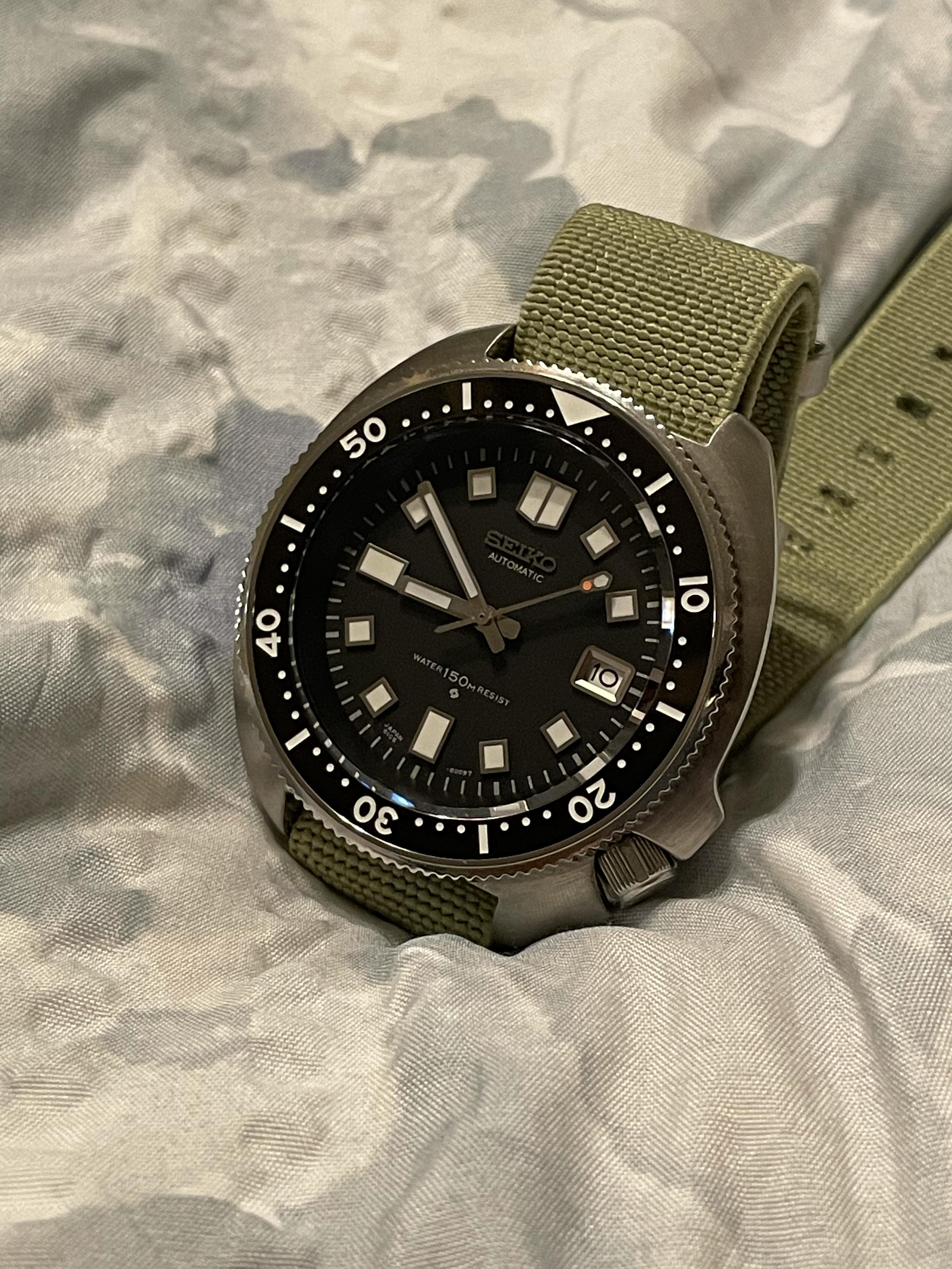 Seiko 6105 MOD / steel dive NH35 / seikosis dial and hands / ceramic Lumed  bezel | WatchCharts