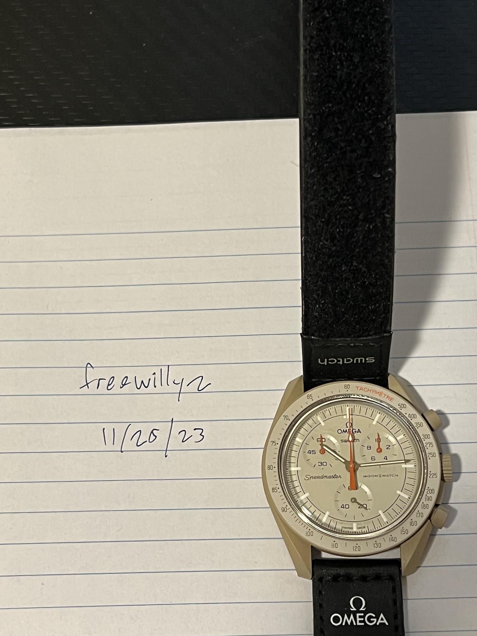 WTS] Omega Moonswatch Mission to Saturn - box, papers and extra