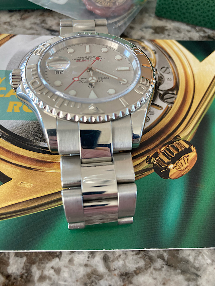 Rolex Yacht-Master 16622 Platinum bezel - ChronoTimepieces