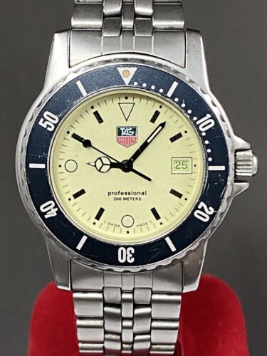 TAG Heuer 1500 Night Diver 929.113G Pro 200m Quartz Lume Dial