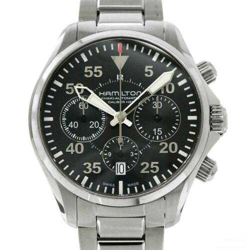 HAMILTON Khaki Aviation Pilot H646660 Automatic Black Dial Mens