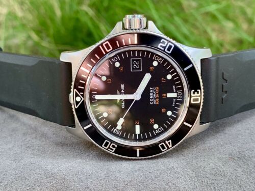 Glycine Combat Sub GL0087 Automatic 42mm Box Rubber Strap