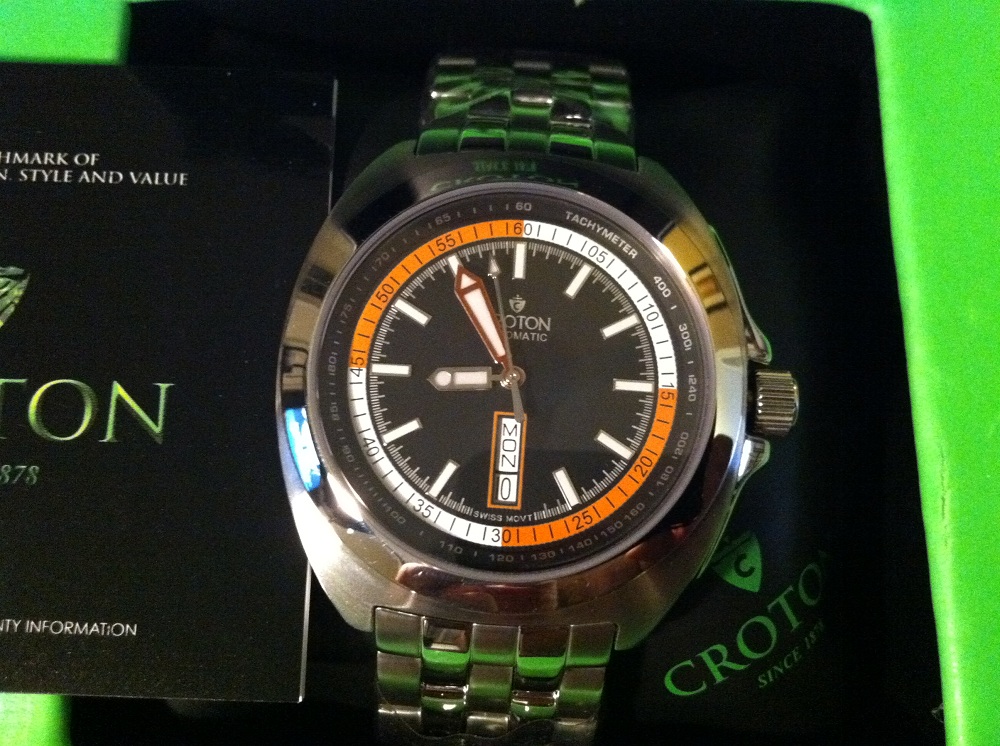 Fashion croton automatic diver watch