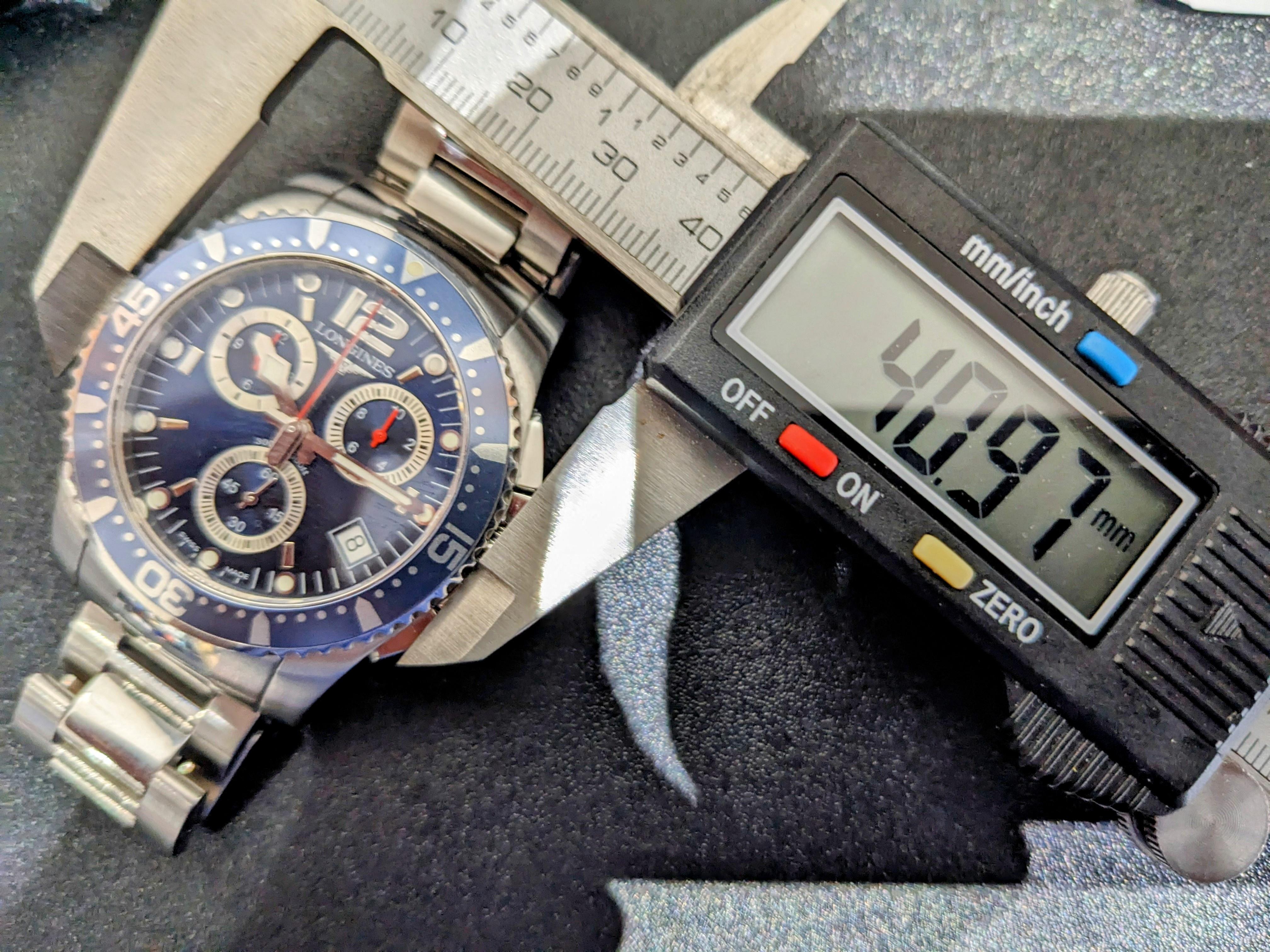 WTS LONGINES Hydro Conquest Chronograph Stainless steel Blue