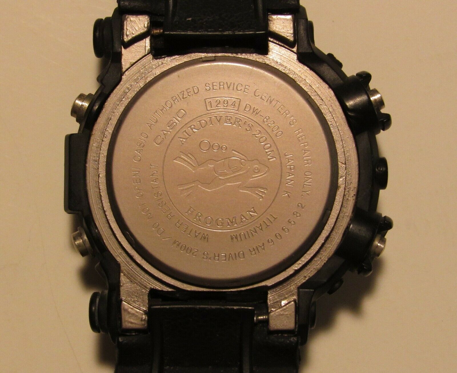 CASIO G-SHOCK Frogman Titanium DW-8200 1294 (906582) | WatchCharts