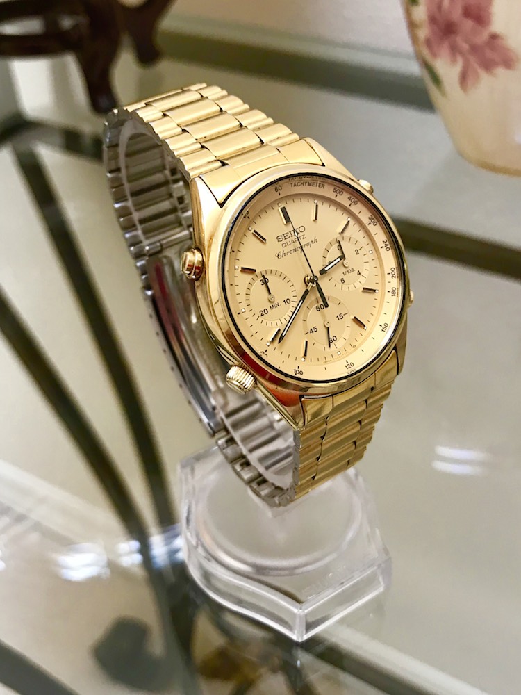 WTS] Seiko 7a28-7029 Gold Tone Quartz Chronograph | WatchCharts