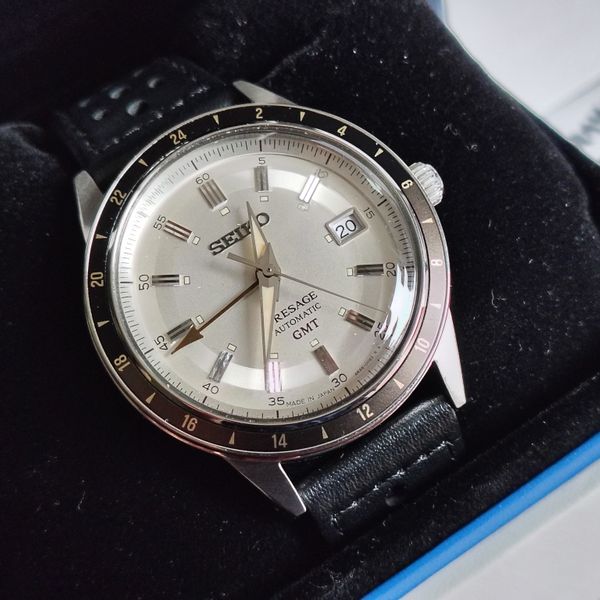 Seiko SSK011J Orologio Automatico Da Uomo – Cassa Acciaio, Quadrante Nero, Vetro Hardlex