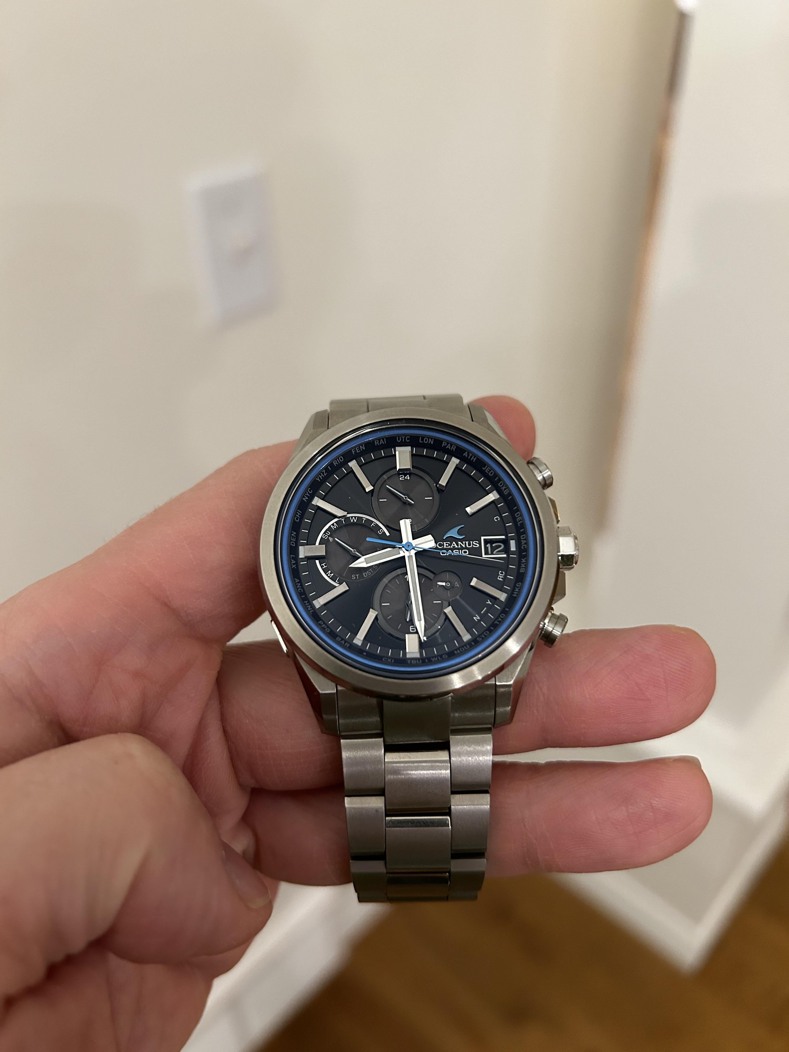 CASIO　OCEANUS OCW-T4000D-1AJF CASIO Watch Oceanus Japan Classic Line OCW-T4000D-1AJF