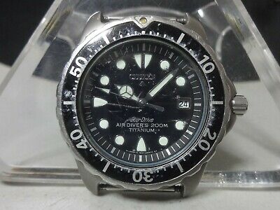 Japan 1999 CITIZEN Eco-Drive Quartz watch [Air Diver's 200M