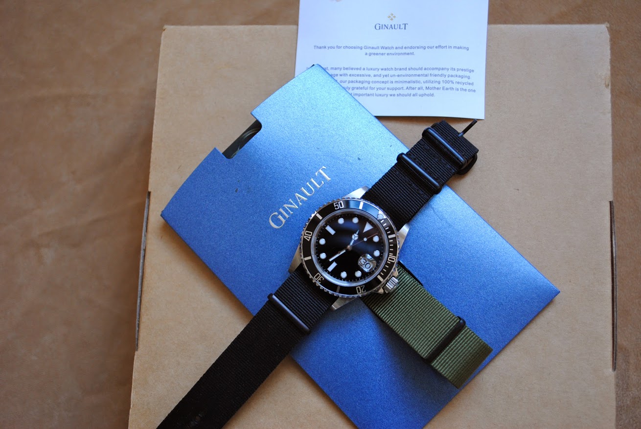 450 GINAULT BASE MODULE 1 BEST ROLEX SUBMARINER HOMAGE WATCH LIKE