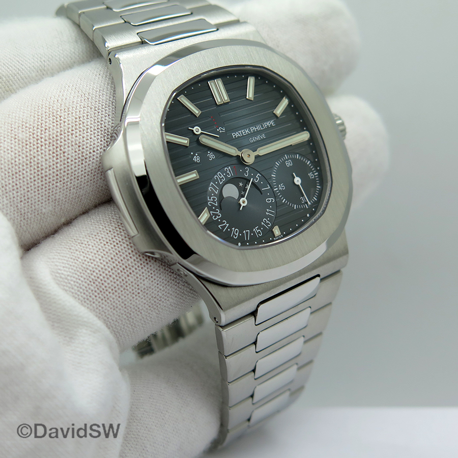 Patek Philippe Nautilus Moonphase Steel Tiffany Blue Dial 5712/1A-001