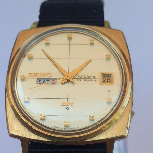 Seiko Dx Sealion M88 6106 8030 Day Date Automatic Mechanical Vintage ...