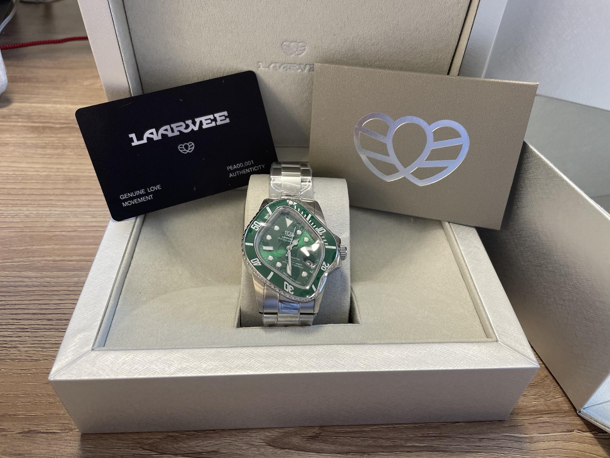 WTS] Laarvee PEA001 Green on Green Submariner Crash | WatchCharts