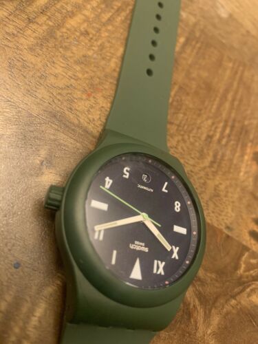 Swatch Sistem51 LE HODINKEE Generation 1990 Green, Silicone Strap, SUTZ408  | WatchCharts