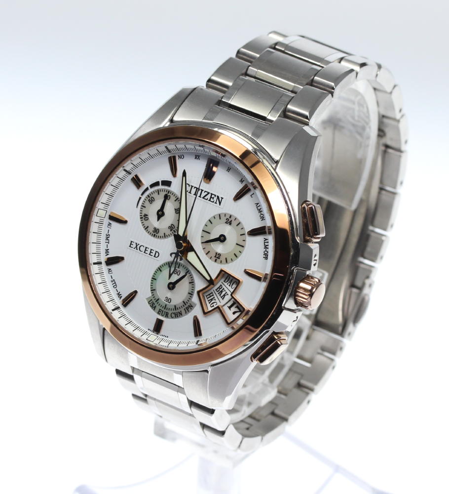 CITIZEN] Citizen Exceed Eco-Drive Date H610-T017118 Solar Radio