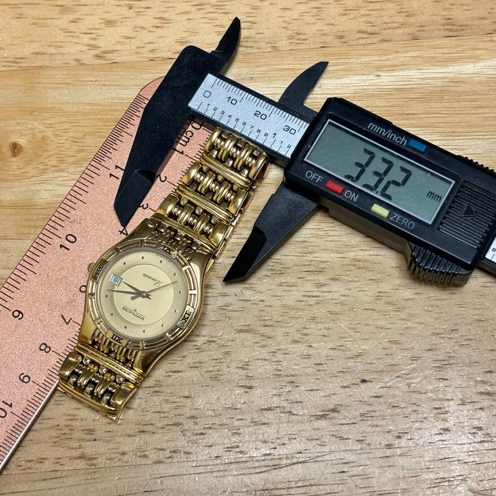 Wittenauer Laureate 2-Tone Men’s Watch. New Battery! Vintage Wittnauer Laureate 2-Tone Women main image 2