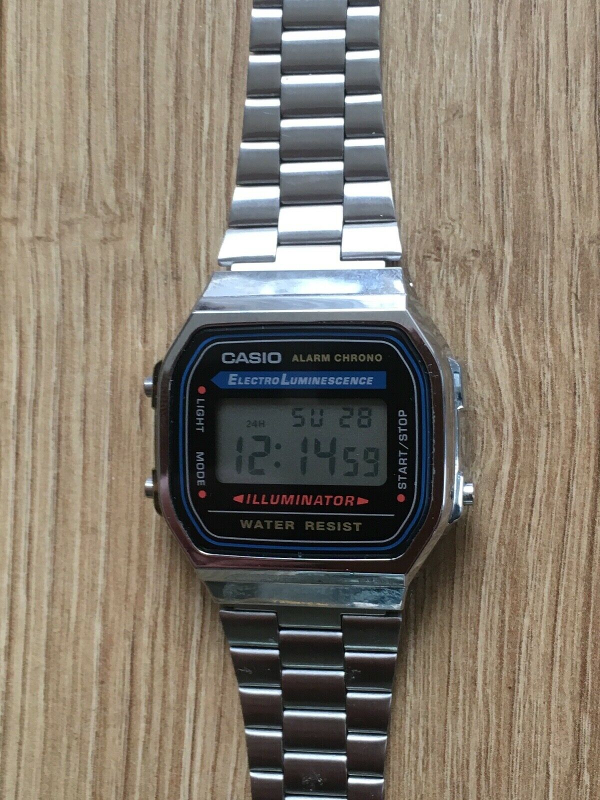 stainless steel back casio