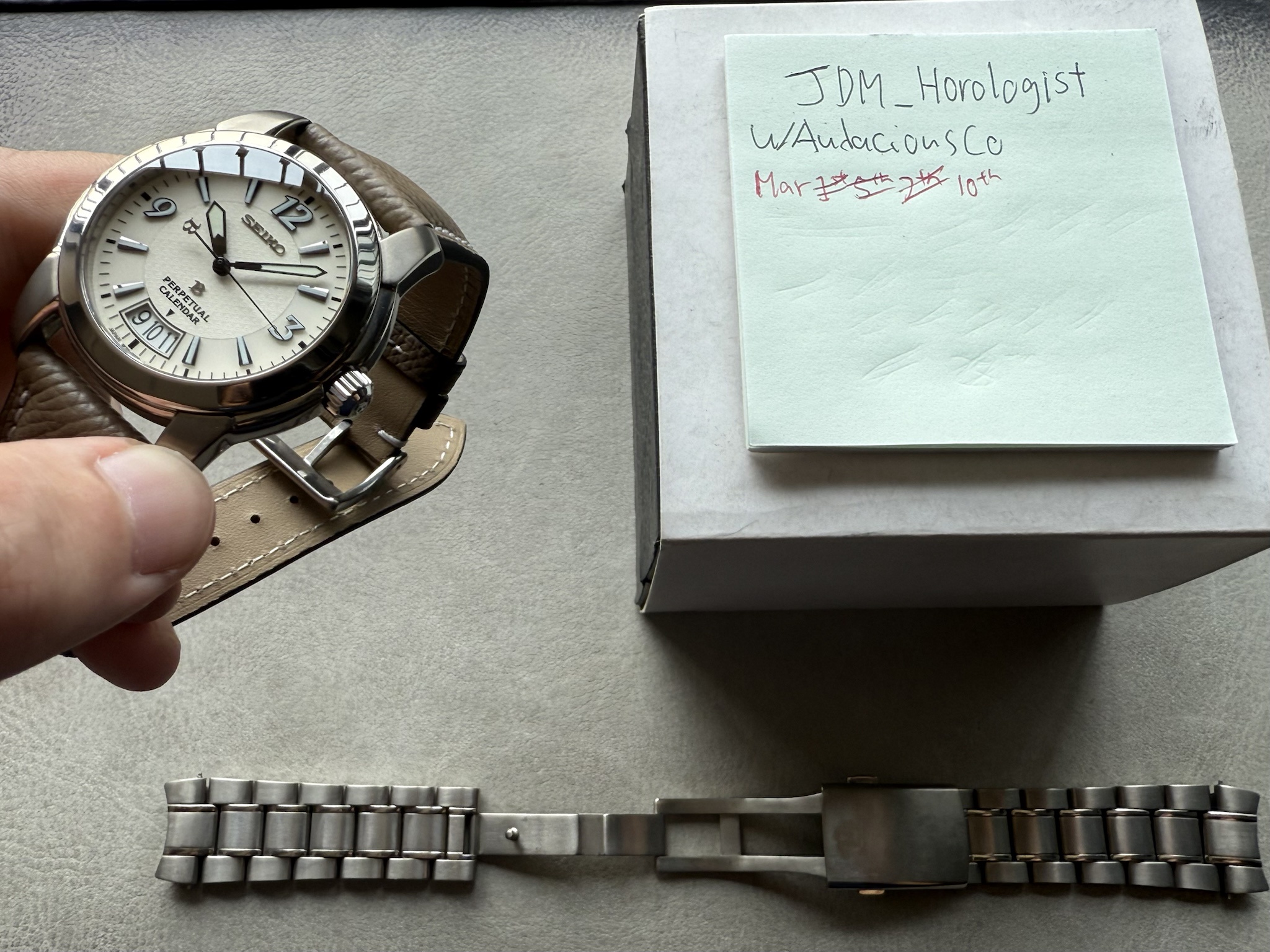 WTS] Rare Seiko Brightz SAGM011 - Dancing Date - HAQ Perpetual