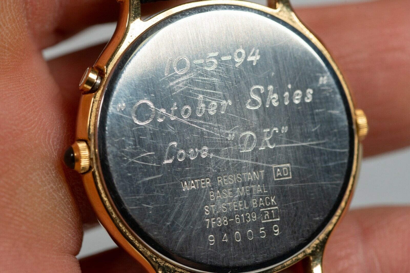 Seiko Lassale Triple Date Moon Phase Quartz Watch 7F38-6139