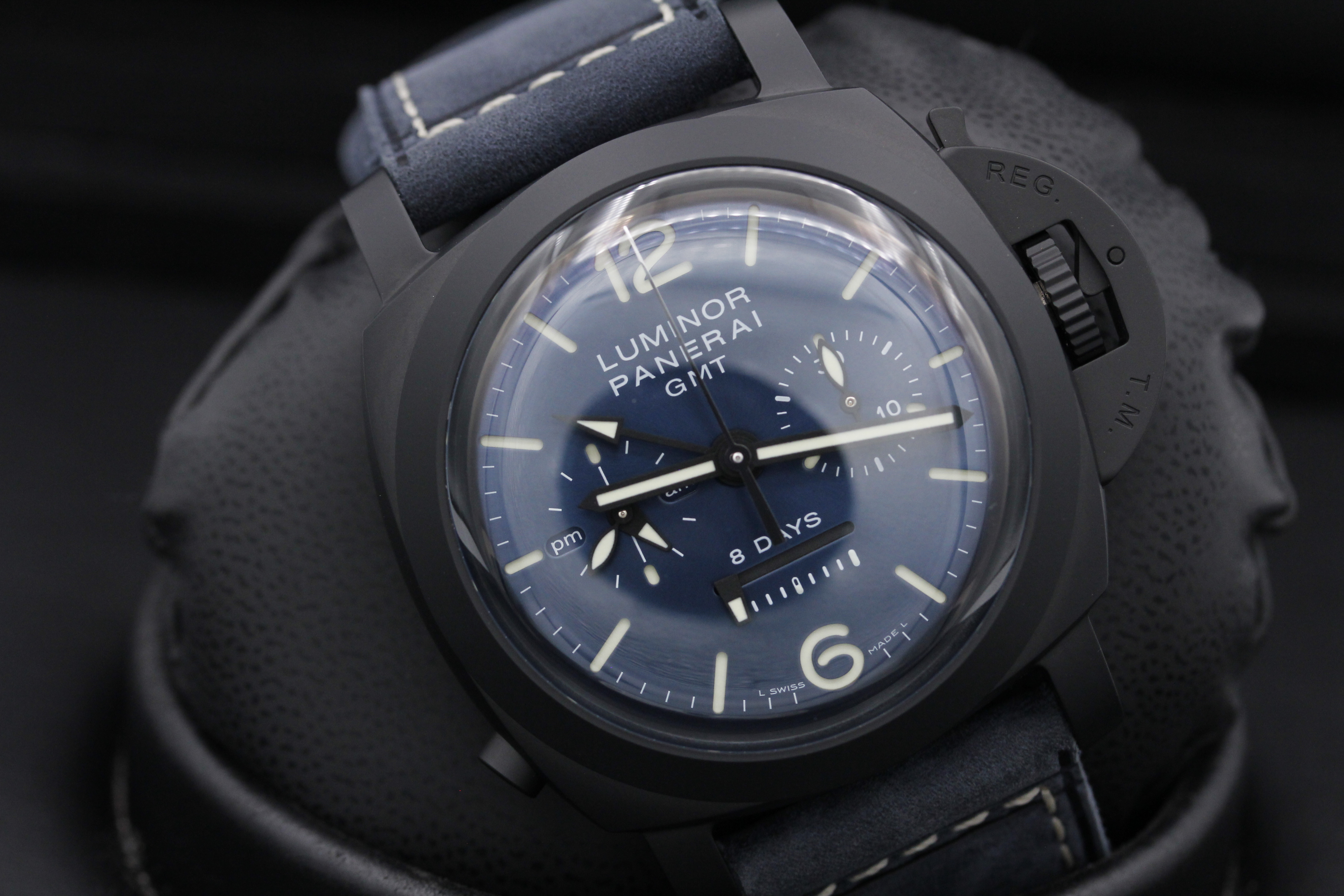 FSOT Panerai Luminor Monopulsante GMT Blu Notte PAM 1135 44mm