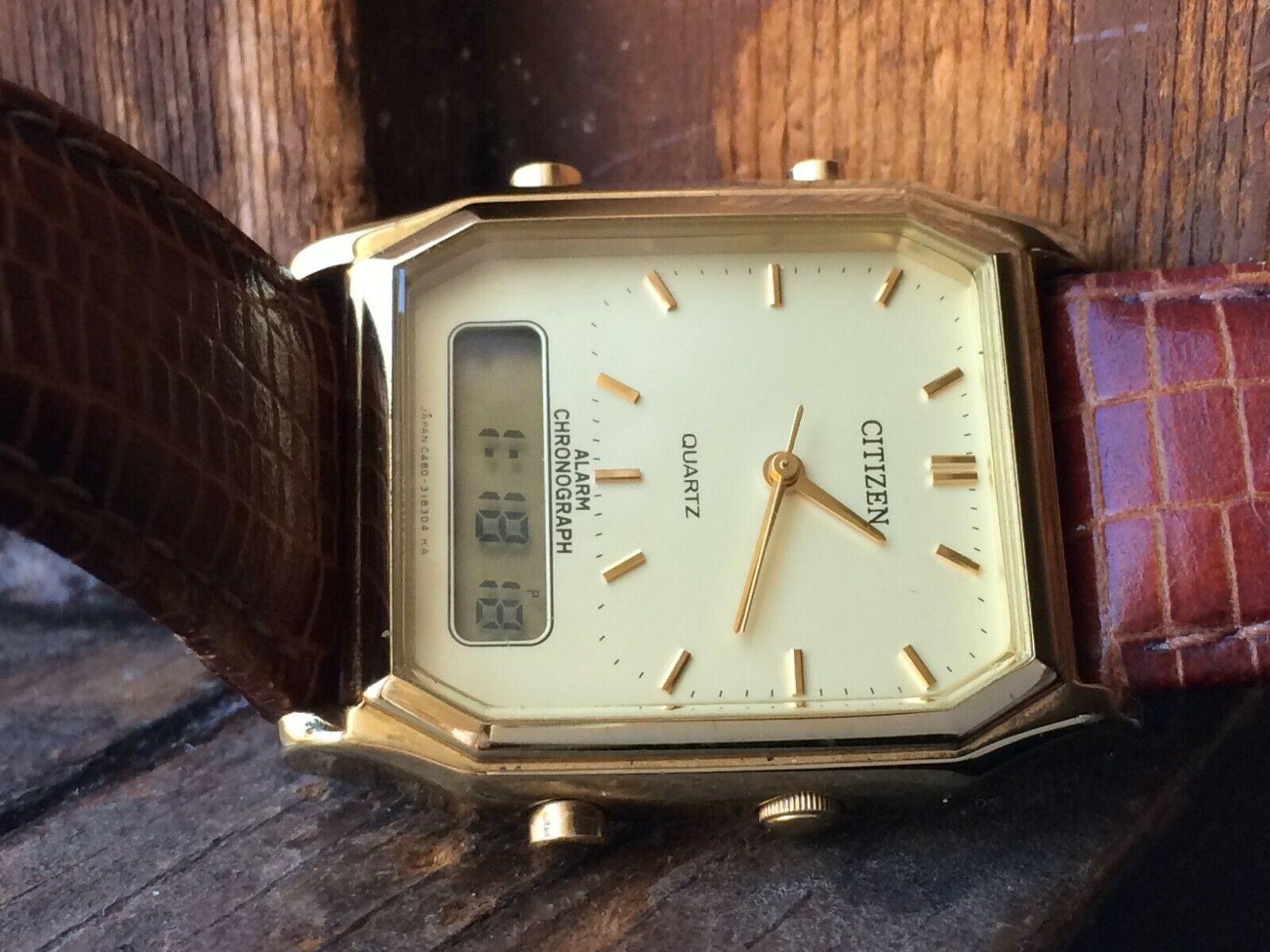 AUTHENTIC Vintage Gents CITIZEN QUARTZ ALARM-CHRONOGRAPH C480 Digi/Ana  Watch | WatchCharts Marketplace