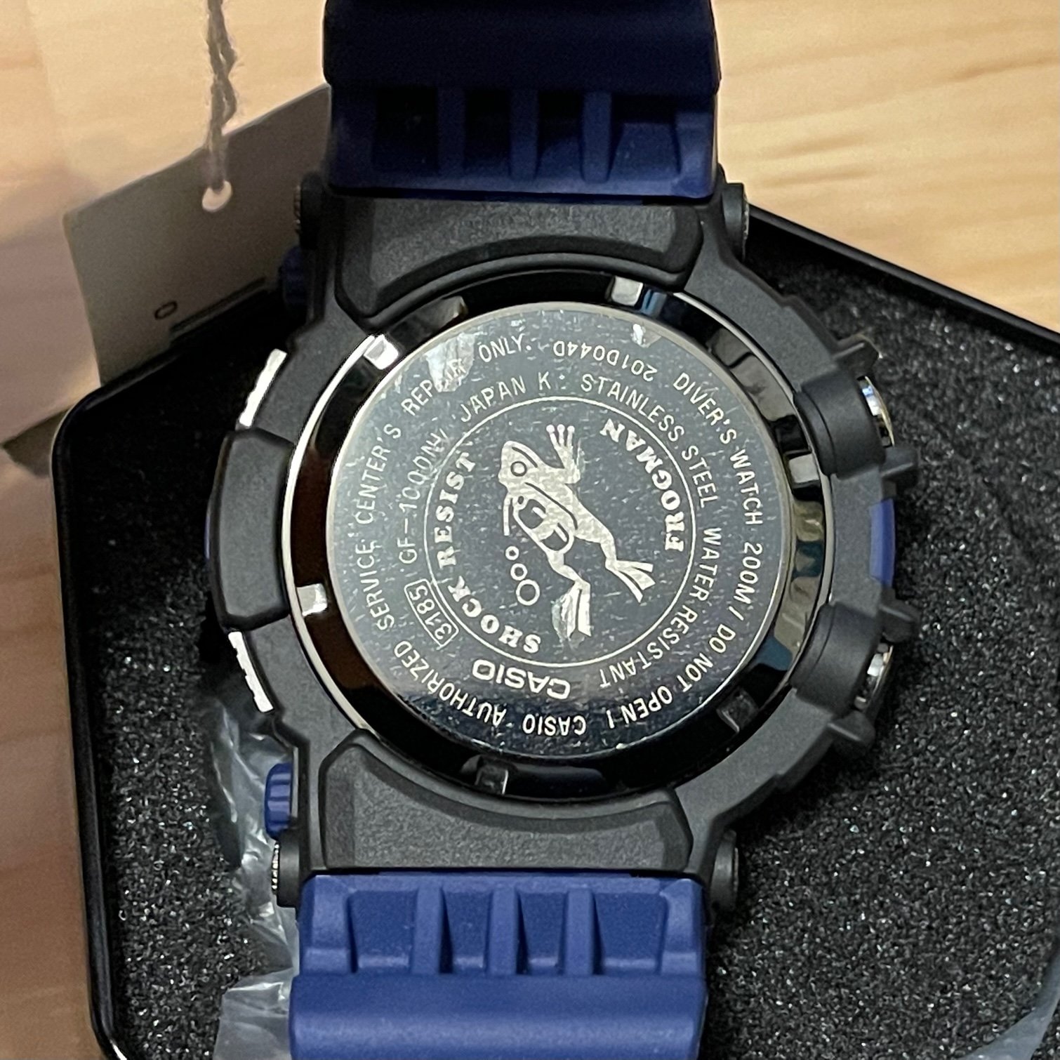 850 USD] FS: Casio G-Shock GF-1000NV-2 Men in Navy Blue Frogman