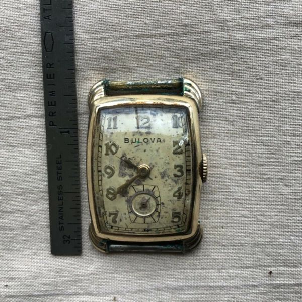 Vintage Bulova Wind Up Wrist Watch Running WatchCharts