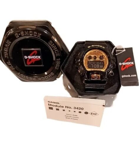 XLarge! Casio G-SHOCK Men's 3420 White & Mirrored Dial popular GD-X6900FB Military Watch