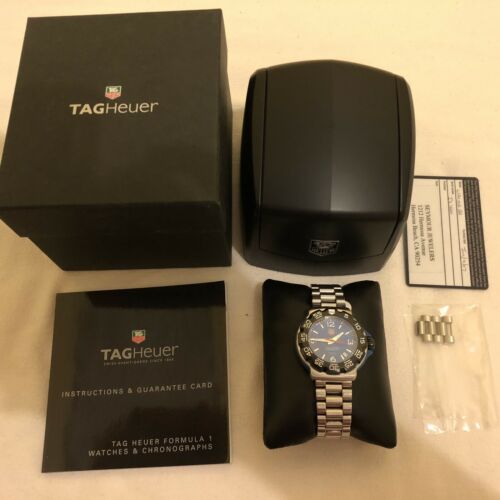 Tag Heuer Formula WAC1112-0 blue mens watch requires service