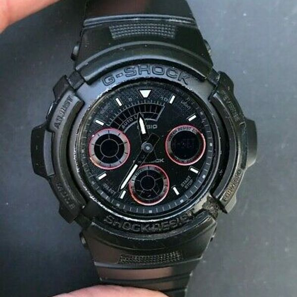 CASIO G-SHOCK AW-591ML (4778) Black Matte Analog/Digital