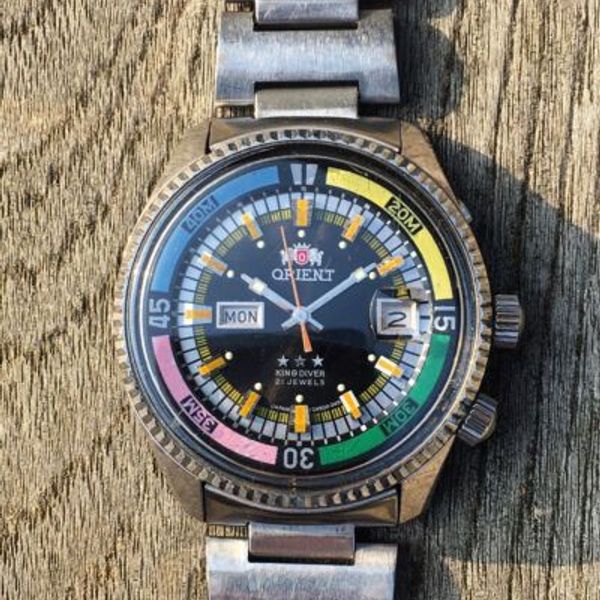 Vintage Rare Orient King Diver AAA 1970s Automatic Watch 0104904EA