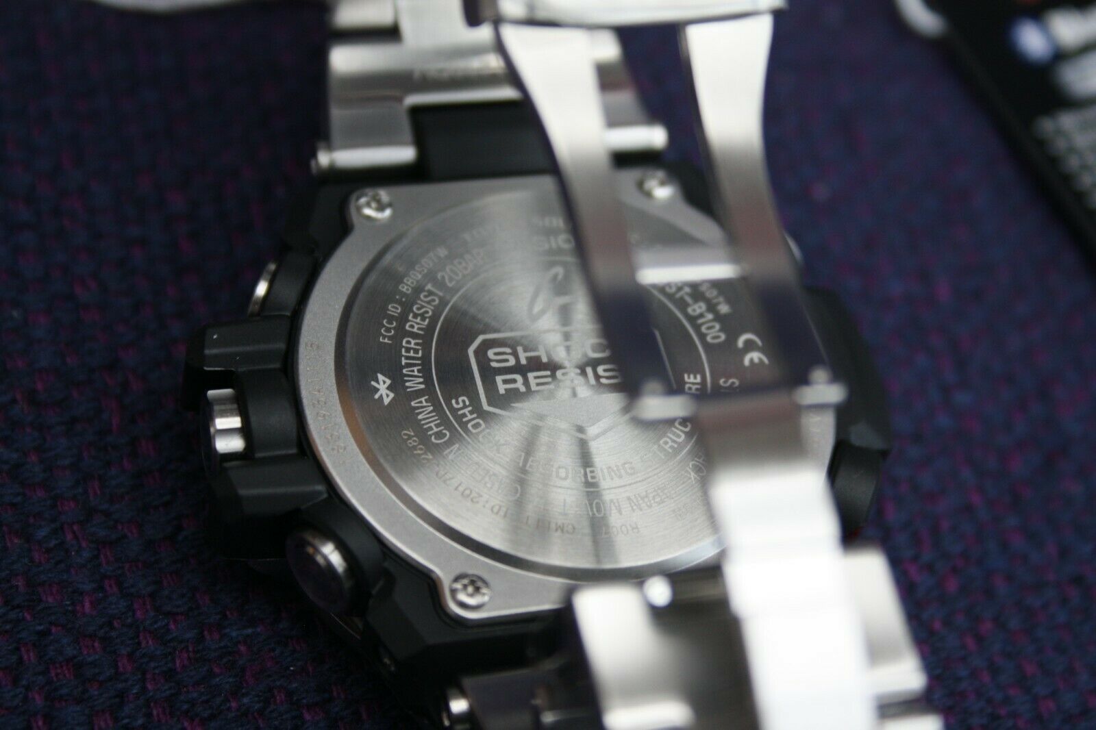 Casio G Shock GST B100D 1AER Module 5513 Solar Bluetooth WatchCharts Marketplace