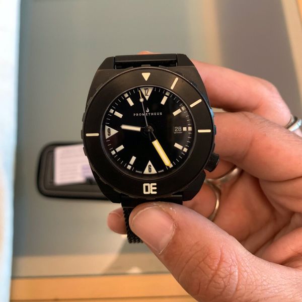 FINAL DROP: Prometheus Manta Ray DLC Titanium Automatic Watch ...