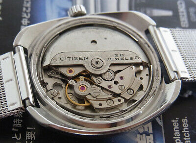 RARE VINTAGE CITIZEN LEOPARD 36000 AUTOMATIC 28 JEWELS JAPAN WATCH