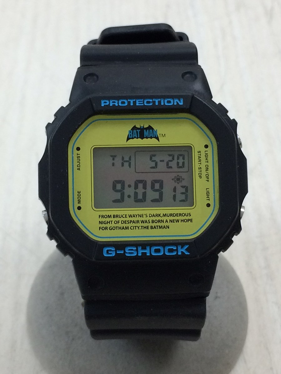 Used] CASIO ◇ G-SHOCK × BAT MAN / Batman / Quartz watch
