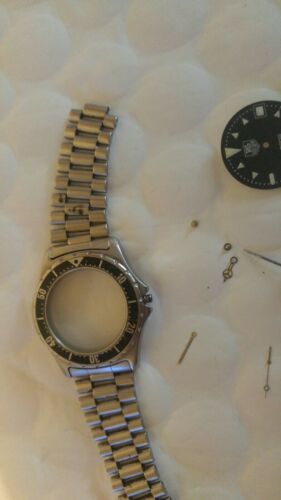 TAG Heuer 2000 Professional 973 006 Watch band Case Dial Crown