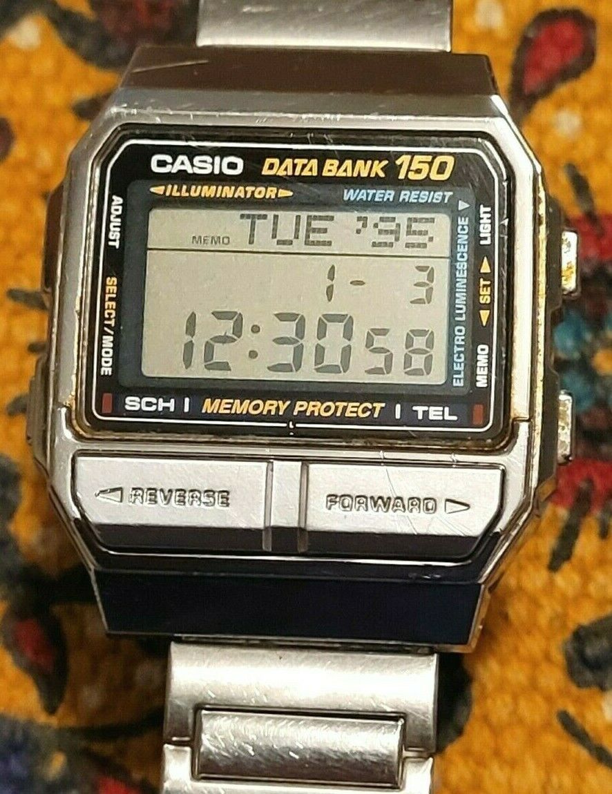 Vintage Casio Databank 150 DB-1500 Module 1479 Real