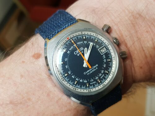 Oris ChronOris Star 17 Jewel 1970s vintage chronograph WatchCharts