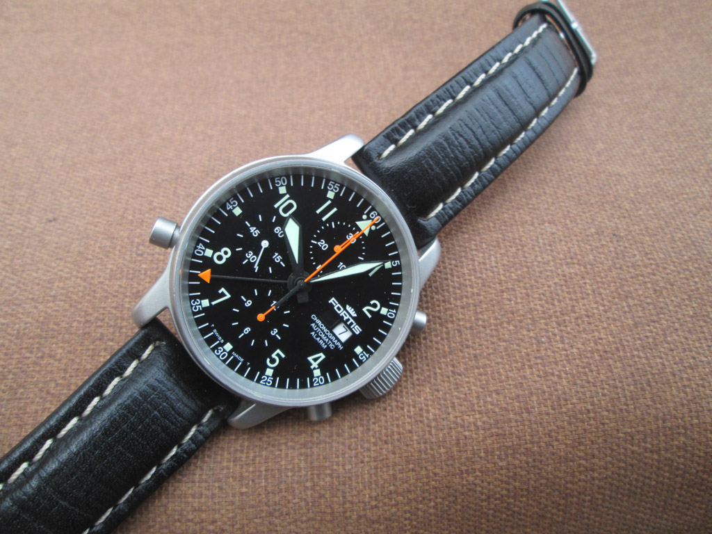 fortis alarm chronograph