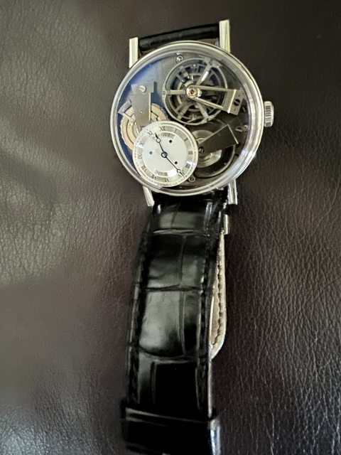 FS Breguet Tradition 7047 7047PT 1Y 9ZU platinum Fusee Tourbillon