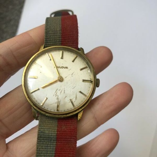 Vintage Bulova Swiss Mace Mechanical Mens Watch WatchCharts