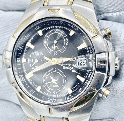 2000s Seiko Chronograph 100m Watch Original Bracelet 7T62-0GF0 | WatchCharts