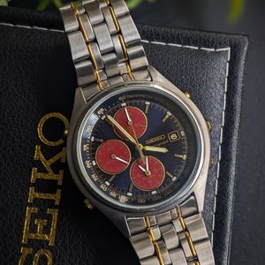 Vintage Seiko 7t32 7e70 Mens Military RAF Gen 2 Style