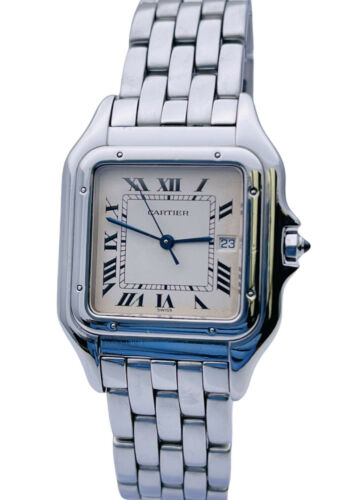 Panthere De Cartier Watch 30mm Roman Model 130 000 C Quartz St