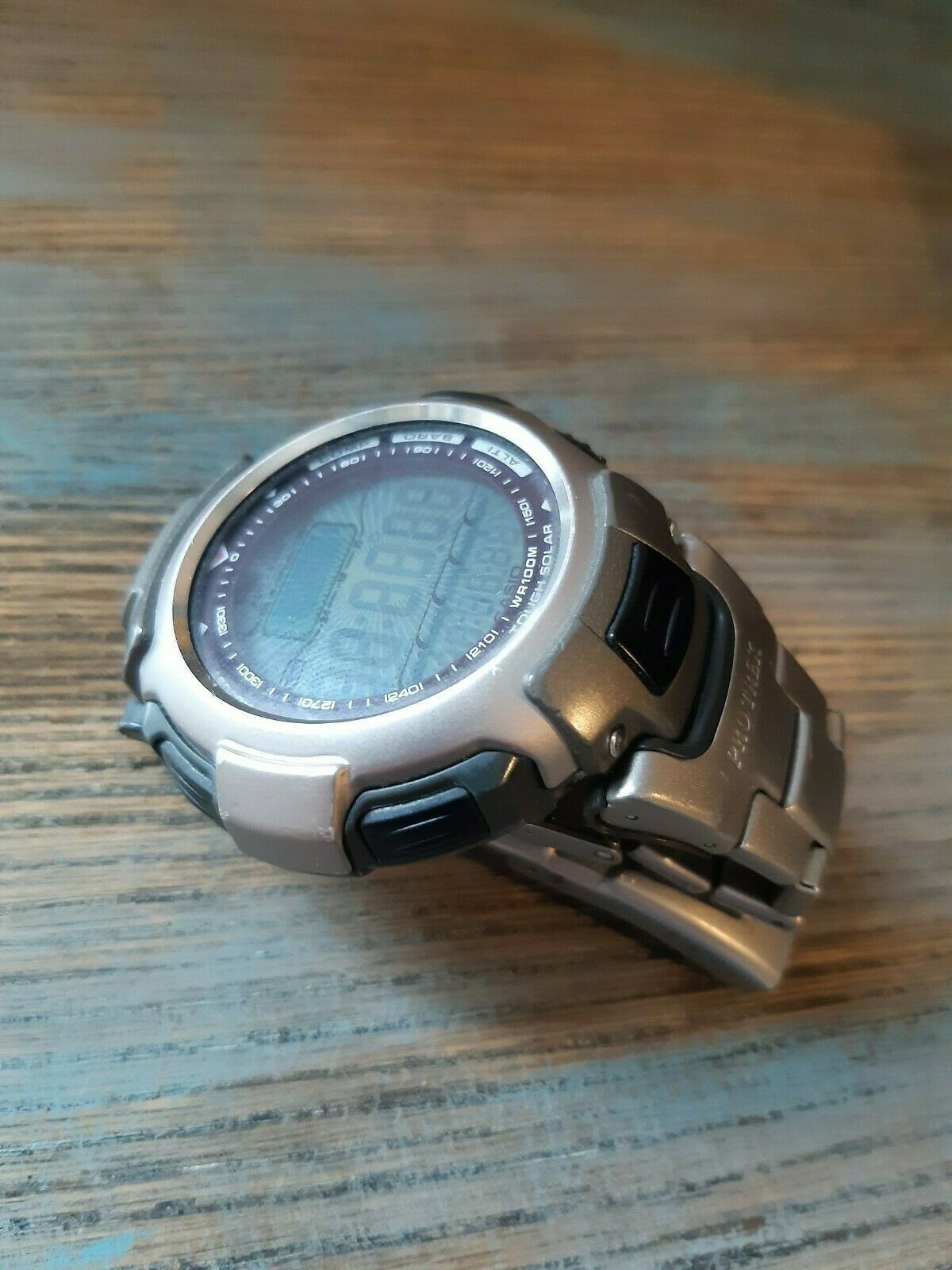CASIO PROTREK PRG-50 Titanium 2471 Triple Sensor Solar Recharge