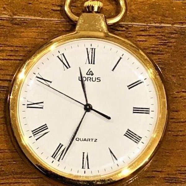 Vintage Lorus V5010A00 Japan Movt Pocket Watch 36mm WatchCharts