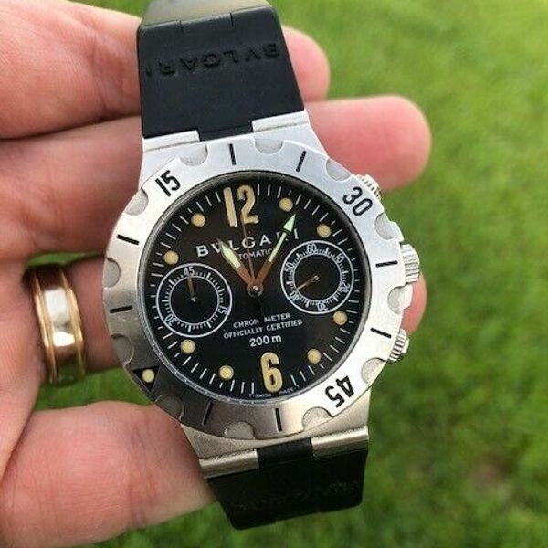 bulgari diagono scuba chronograph