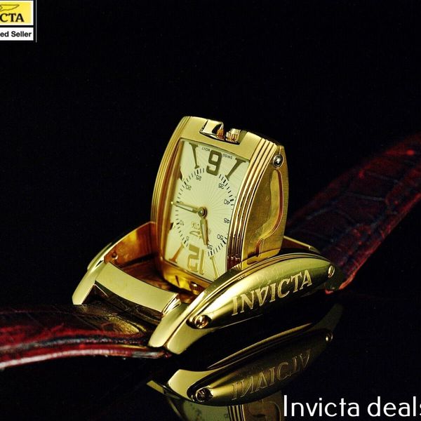 RARE Invicta Men s 45mm 1ST Generation TRANSATLANTIC Dual Face Swiss SS Watch WatchCharts Marketplace