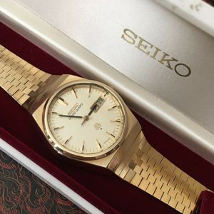 Vintage Seiko Grand Quartz Twin Quartz 9943-8000 Watch Japan 1978