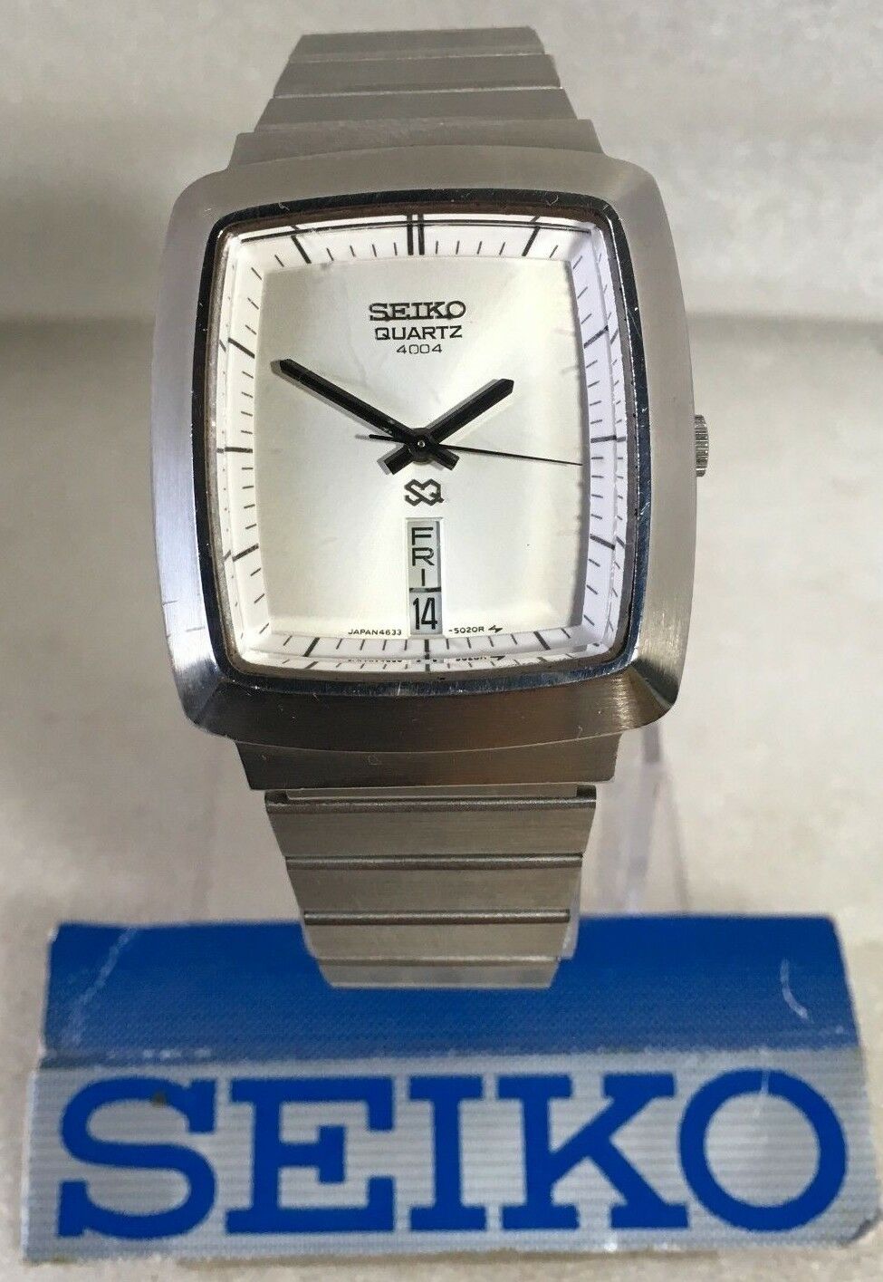 Vintage,Rare Seiko SQ 4633-5029.Kal-4004.Beautiful Japan Watch